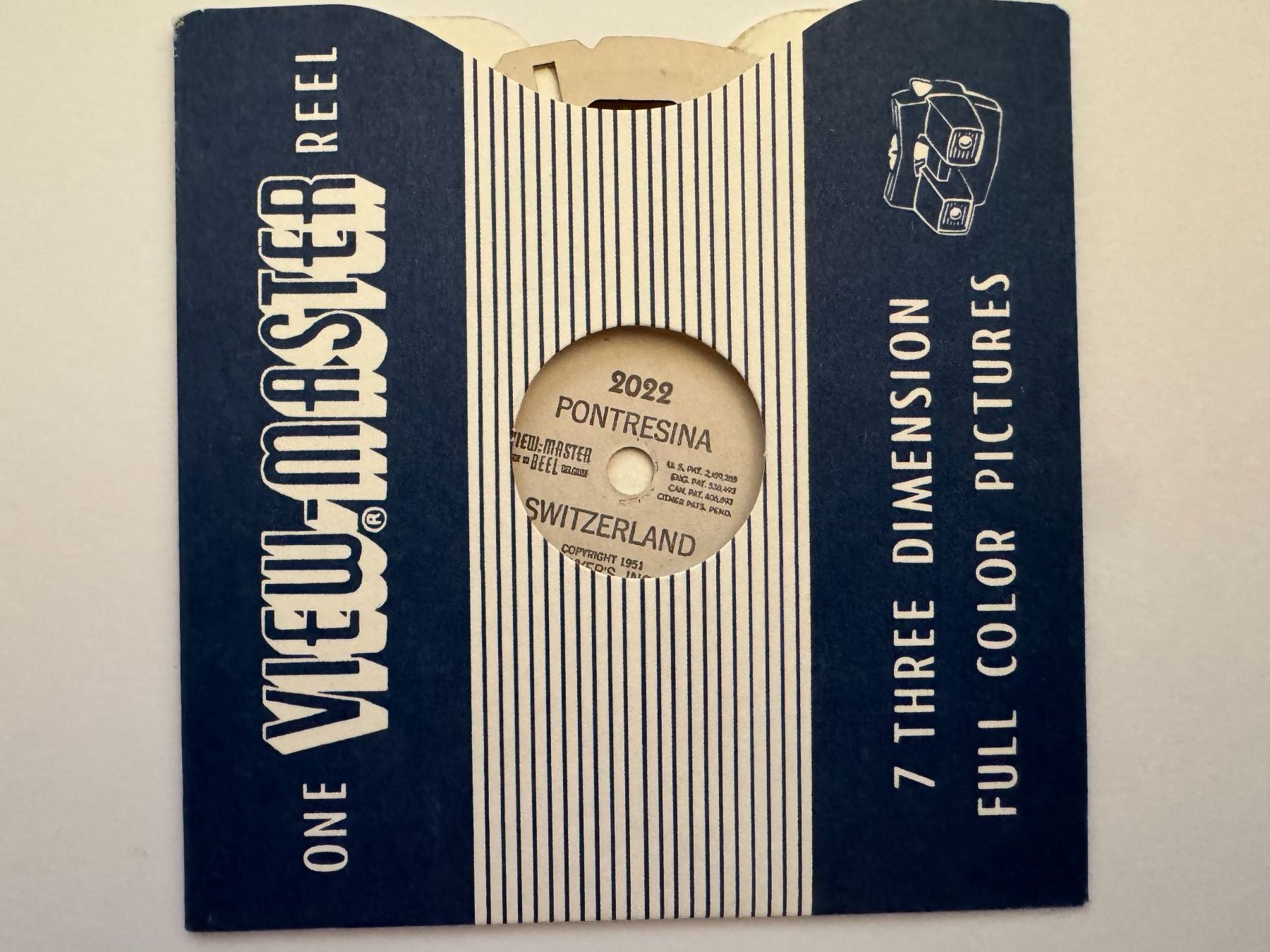 View-master Giocattoli: View-Master 3D: Nr. 2022 PONTRESINA – Usato da Tegerfelden venduto da siebenmacky
