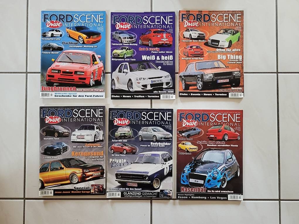 Riviste & Magazine: Autozeitschrift Fordscene Hefte 2007-2010 – Usato da Villars-sur-Ollon venduto da Mar_jyq8 2