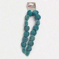 Herz Samt 25x24mm    grün