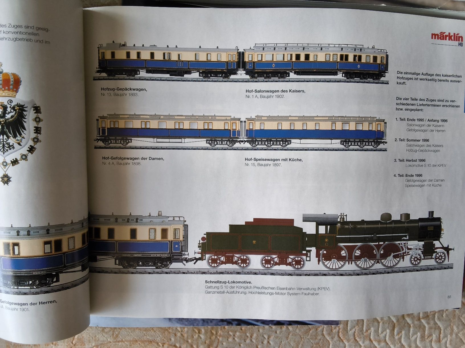 Märklin Trains électriques: Märklin Gesamtkatalog 1996/97 DA  – D'occasion à Hallau par histoiremerveilleuse 8
