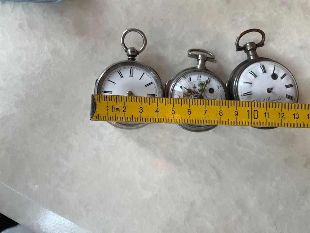 Lot De 3 Montres De Poche LIP Zentra Alma - Occasion Très Bon État - Pour Collectionneurs