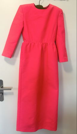 Gucci Hot Pink Kleid mit Schlitz