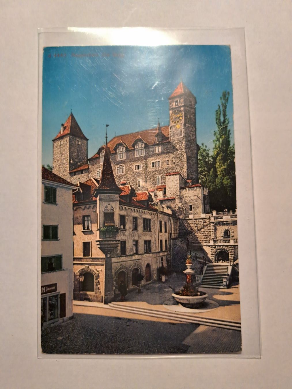 Ansichtskarten: Ancienne CP de  Rapperswill - Die Burg 1909 – Gebraucht aus Pailly von jme99