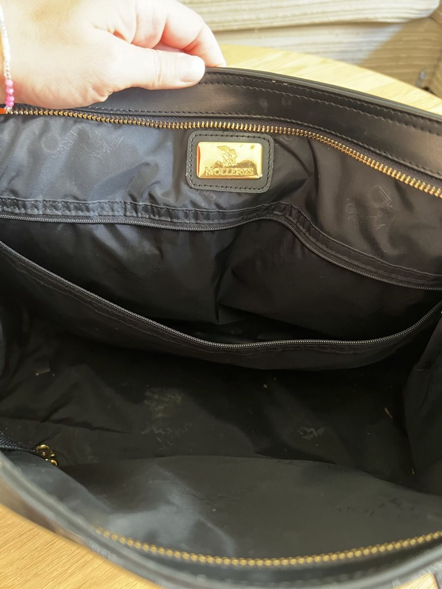Maison Mollerus Sacs femmes: Tasche Maison Mollerus schwarz Gestreift – D'occasion à Subingen par Mike_4553 3
