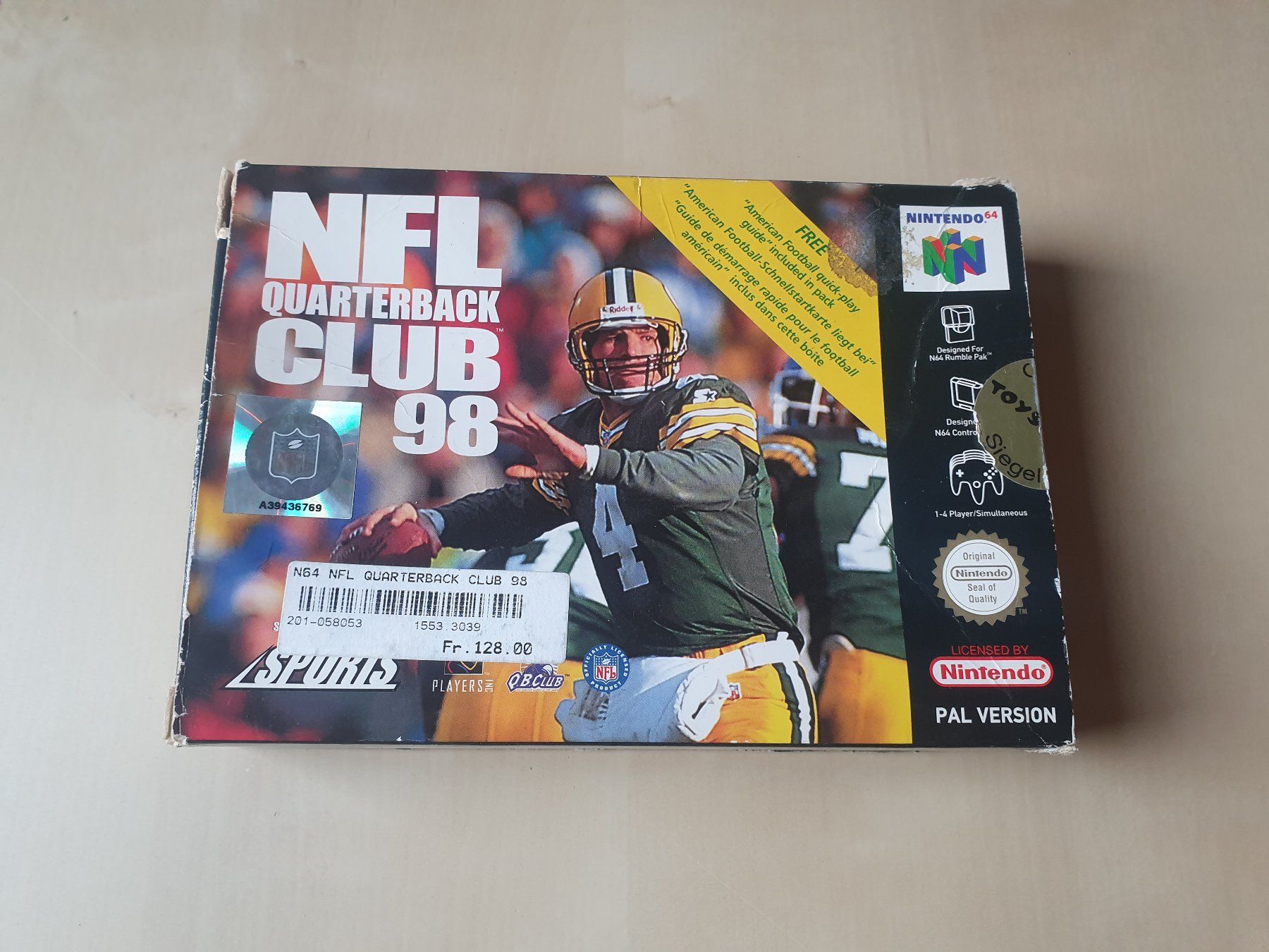 NFL Giochi: NFL Quarterback Club 98 – Usato da Stansstad venduto da collectorsshop