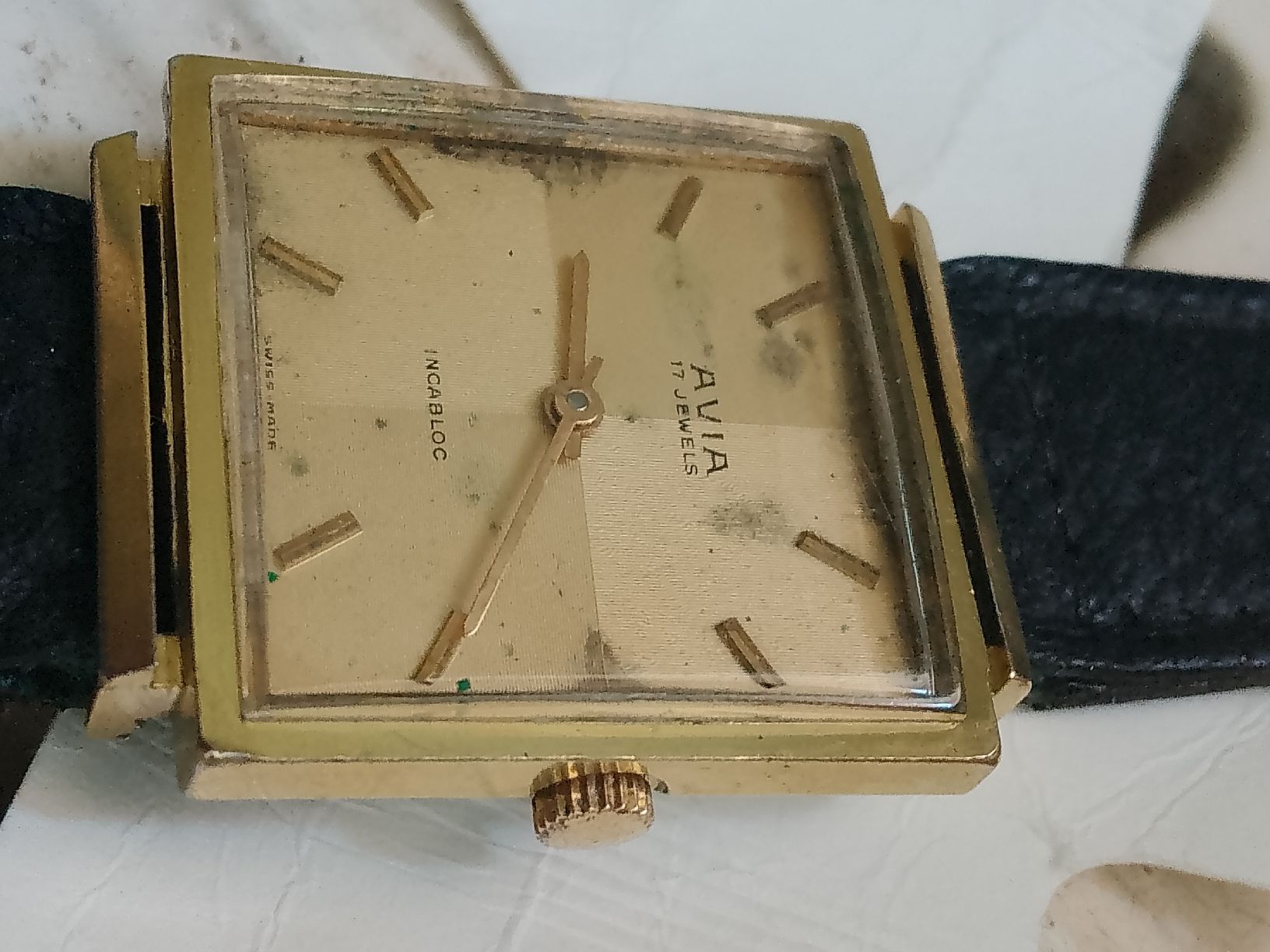 Avia Orologi: Avia Antik Handaufzug läuft  – Usato da Agno venduto da sam2608 5