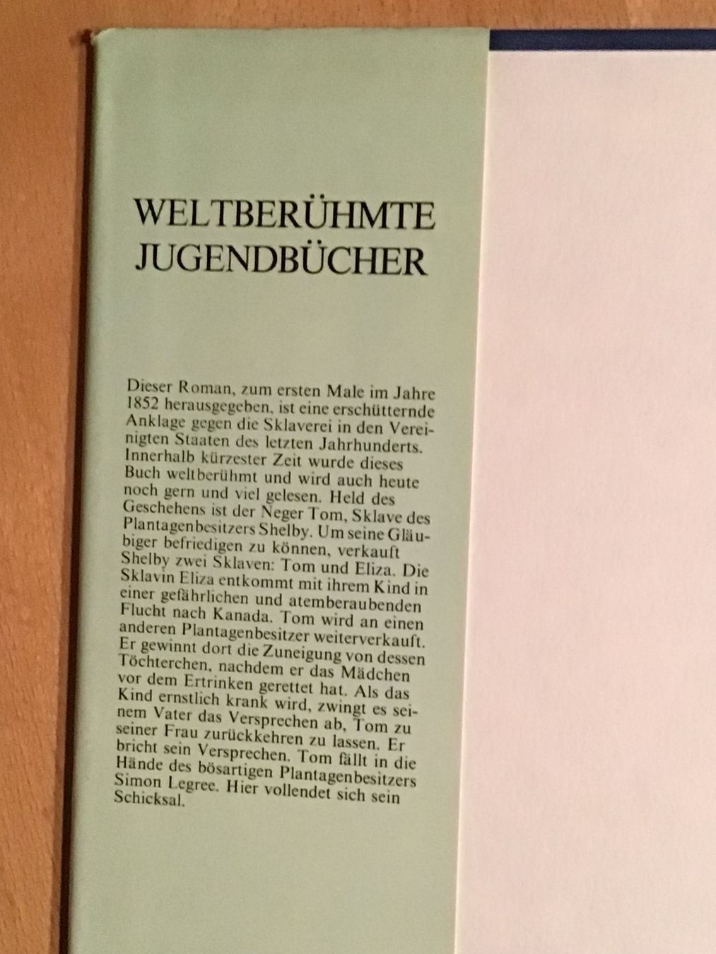 Livres: Onkel Toms Hütte – D'occasion à Reichenbach im Kandertal par frifrafroh 1