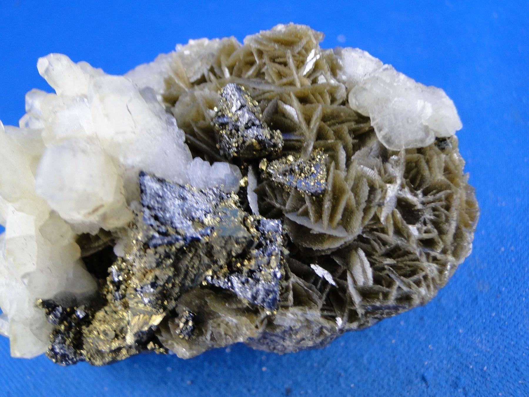 Mineralien & Heilsteine: Tetrahedrit mit Chalkopyrit und Calcit – Gebraucht aus Schinznach Bad von Demerald 3