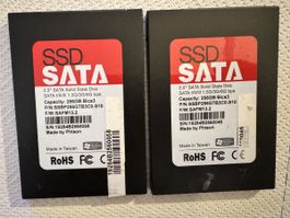 2x Phison SSD SATA 256GB 2.5 Zoll Festplatten Set