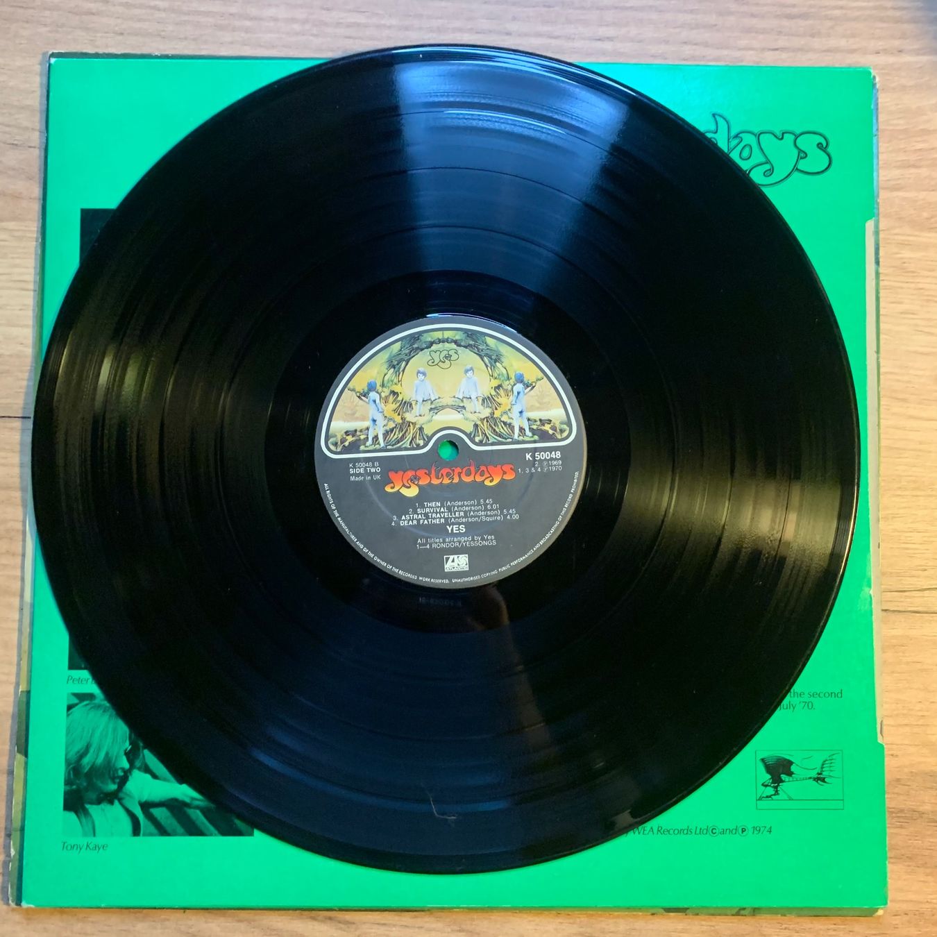 Schallplatten: YES - YESTERDAYS...OG UK 1975...EX/VG++ – Gebraucht aus Gals von Diskopatshop 3