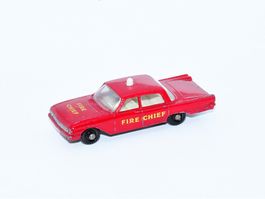 Matchbox Lesney FORD FAIRLANE "FIRE CHIEF" CAR  No. 59B