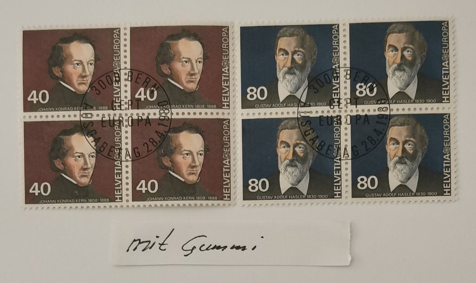Tous les timbres: 1980 – Neuf (Voir description) à Aadorf par Chnorli-Furz