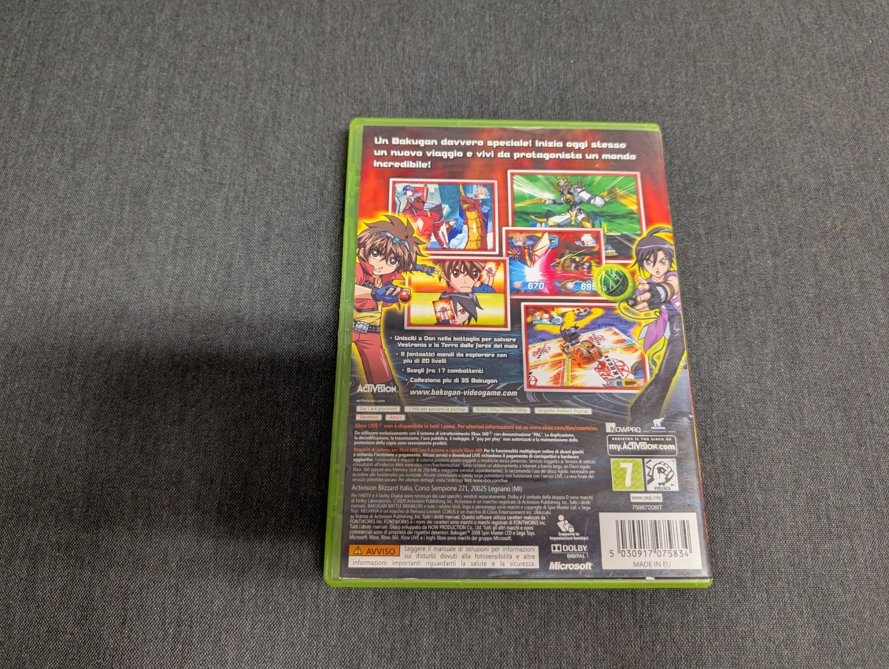 Giochi: Bakugan Battle brawlers Microsoft Xbox 360 – Usato da Giubiasco venduto da Ticinerd 1