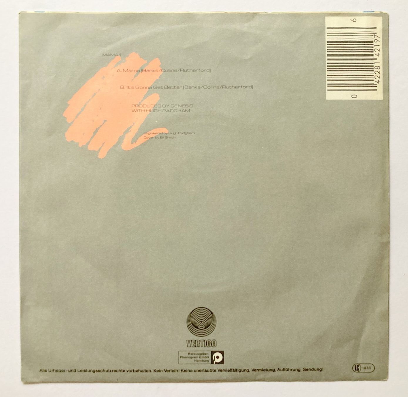 Schallplatten: GENESIS - MAMA – Gebraucht aus Bottens von hotter-than-hell 1
