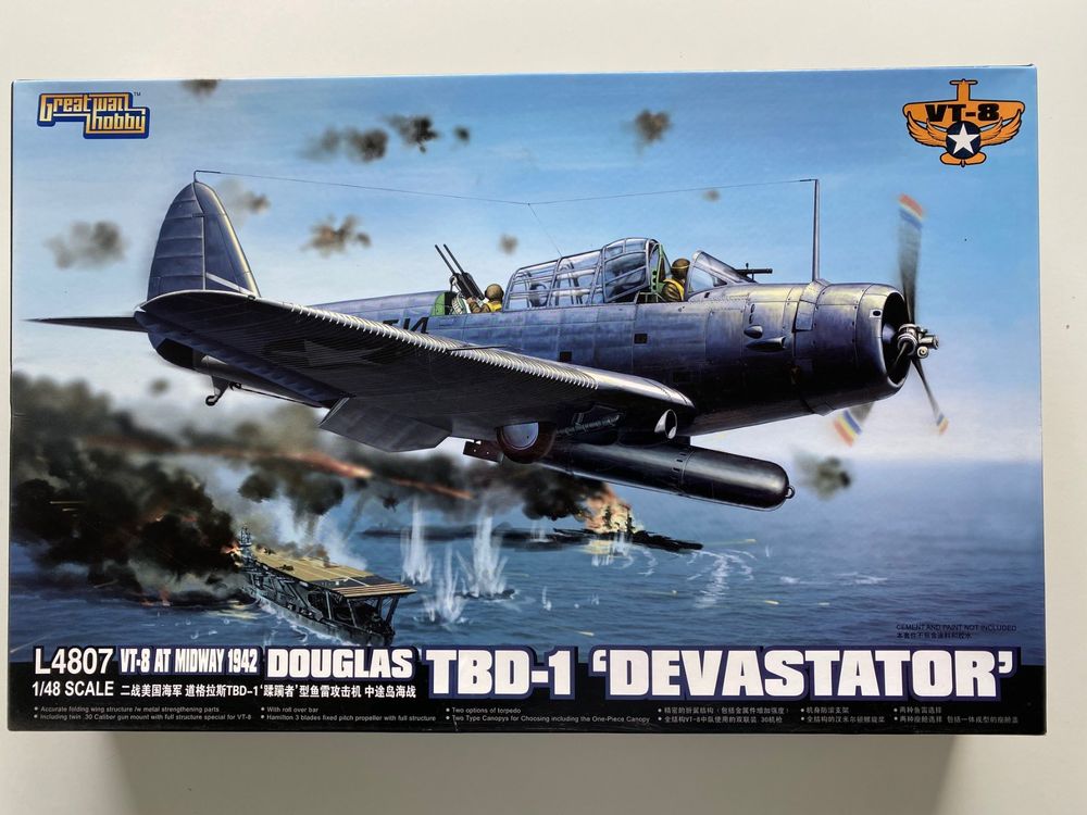 Maquette Trumpeter 1:200 – Douglas TBD-1 Devastator, TRU04206