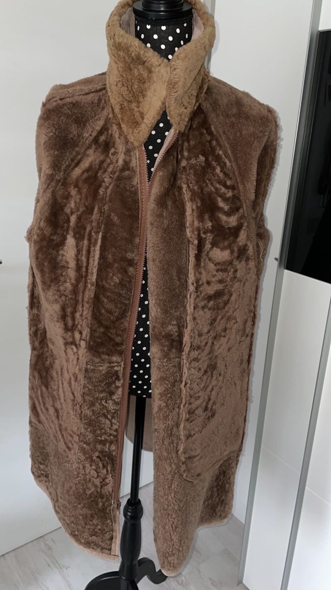 Mäntel: Echter Lammfellmantel unisex Suede 2000s Vintage – Gebraucht aus Zürich von Eves.vintage.element 1