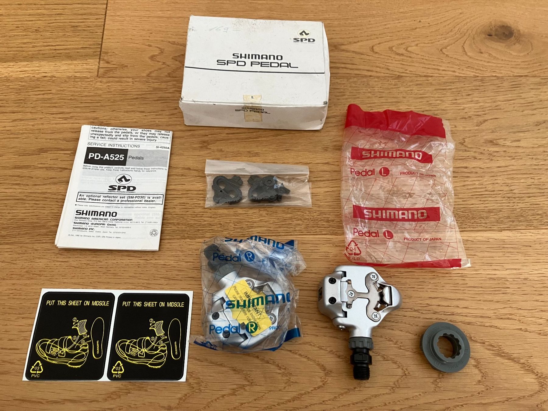 Pezzi di ricambio: Shimano PD-A525 Rennvelopedalen NOS – Nuovo e nell'imballaggio originale da Obermumpf venduto da Estrela67