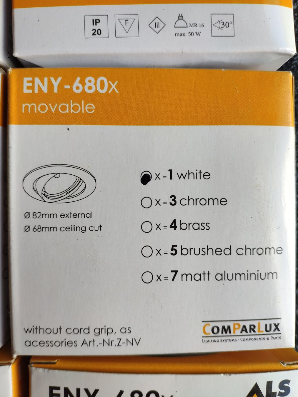 Kronleuchter & Deckenlampen: 6x Einbaustrahler ENY-680x schwenkbar weiss – Neu und originalverpackt aus Wileroltigen von mazdaren22 2