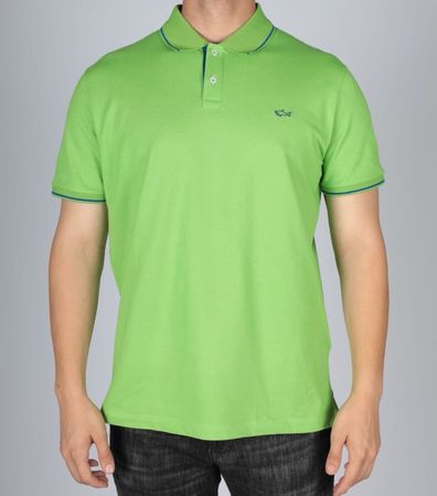 Herren Poloshirt Paul & Shark hellgrün Grösse M neu