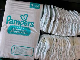 Pampers Gr.1 Premium Protection 2-5kg 60+15Stk.