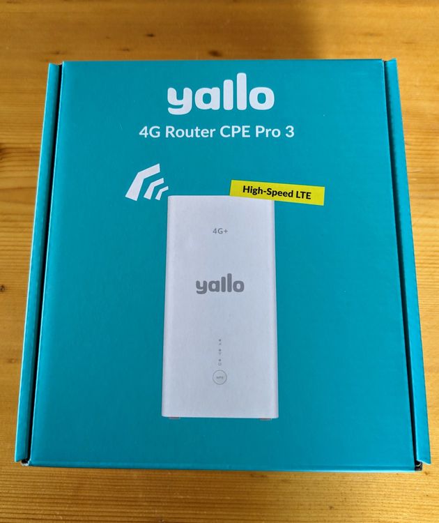 Yallo 4G Router CPE Pro 3 HighSpeed LTE ohne SIMLock Kaufen auf Ricardo