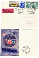 Carte de la journée du timbre (D) Lugano 1938