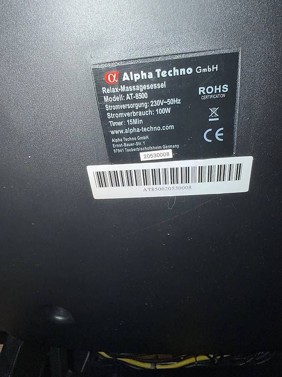 Poltrone: Massagesessel Alpha Techno AT-8500 mit Bluetooth – Usato da Wil SG venduto da Vlady66 3