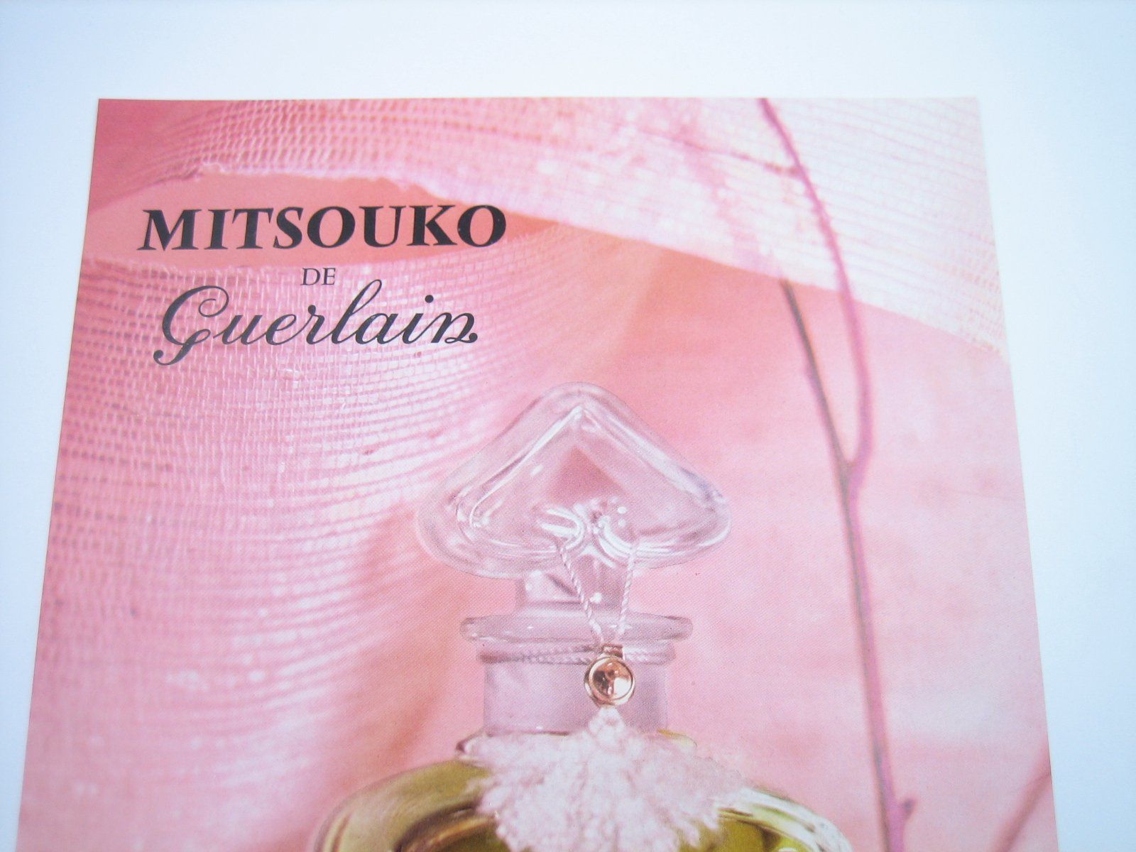 Foto & Immagini: Mitsouku de Guerlain Parfüm altes Werbeblatt – Usato da Zürich venduto da Tomi118 2