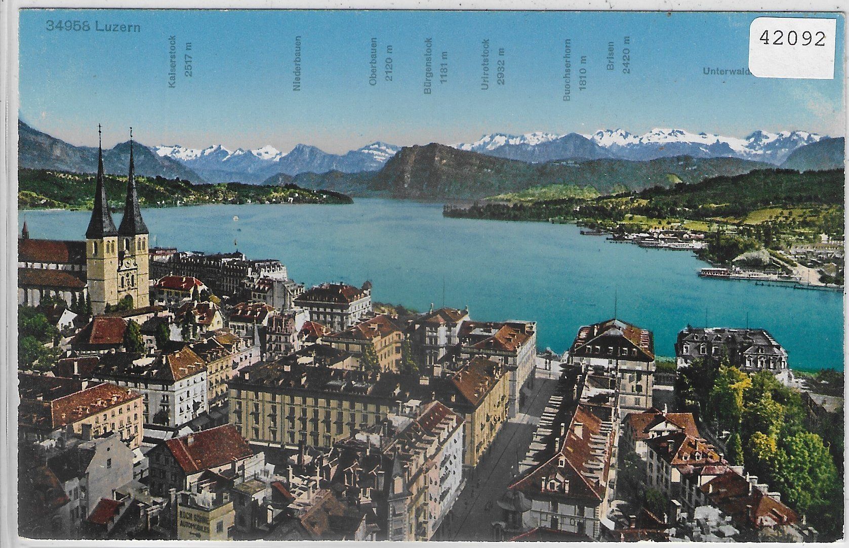 Ansichtskarten: Luzern - Litho – Gebraucht aus Ettingen von Kartenplanet