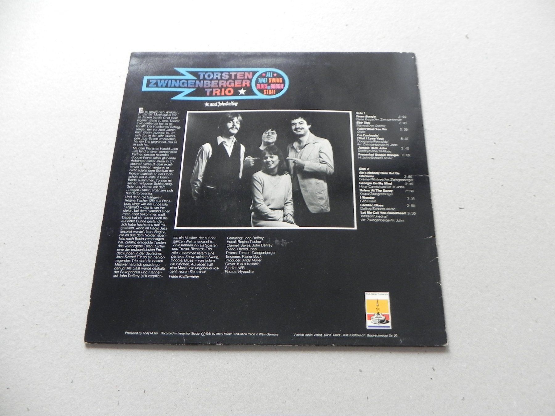 Dischi in vinile: LP De Schlagzeuger Torsten Zwingenberger – Usato da Siebnen venduto da krimsie 1