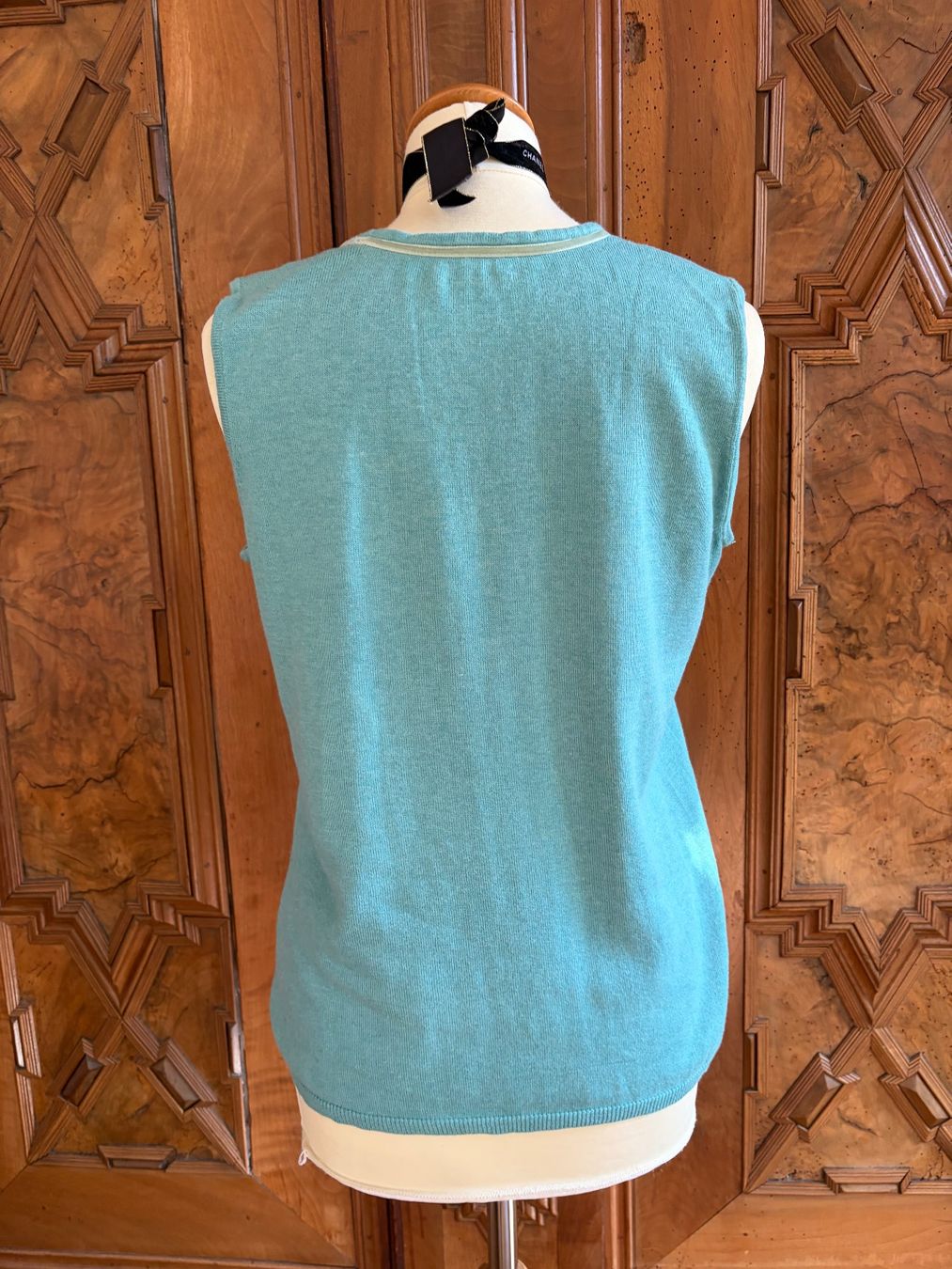 Top: VINTAGE SAMOON Stricktop  / Baumwolle+Seide+Kaschmir/ M/L – Usato da Interlaken venduto da Bona55 4
