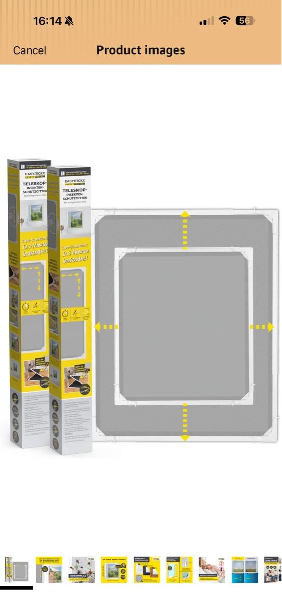 Finestre: Easymaxx Insect Protect Window Screen New 40-60cm White 5 – Nuovo (secondo la descrizione) da Zürich venduto da ironmanx 3
