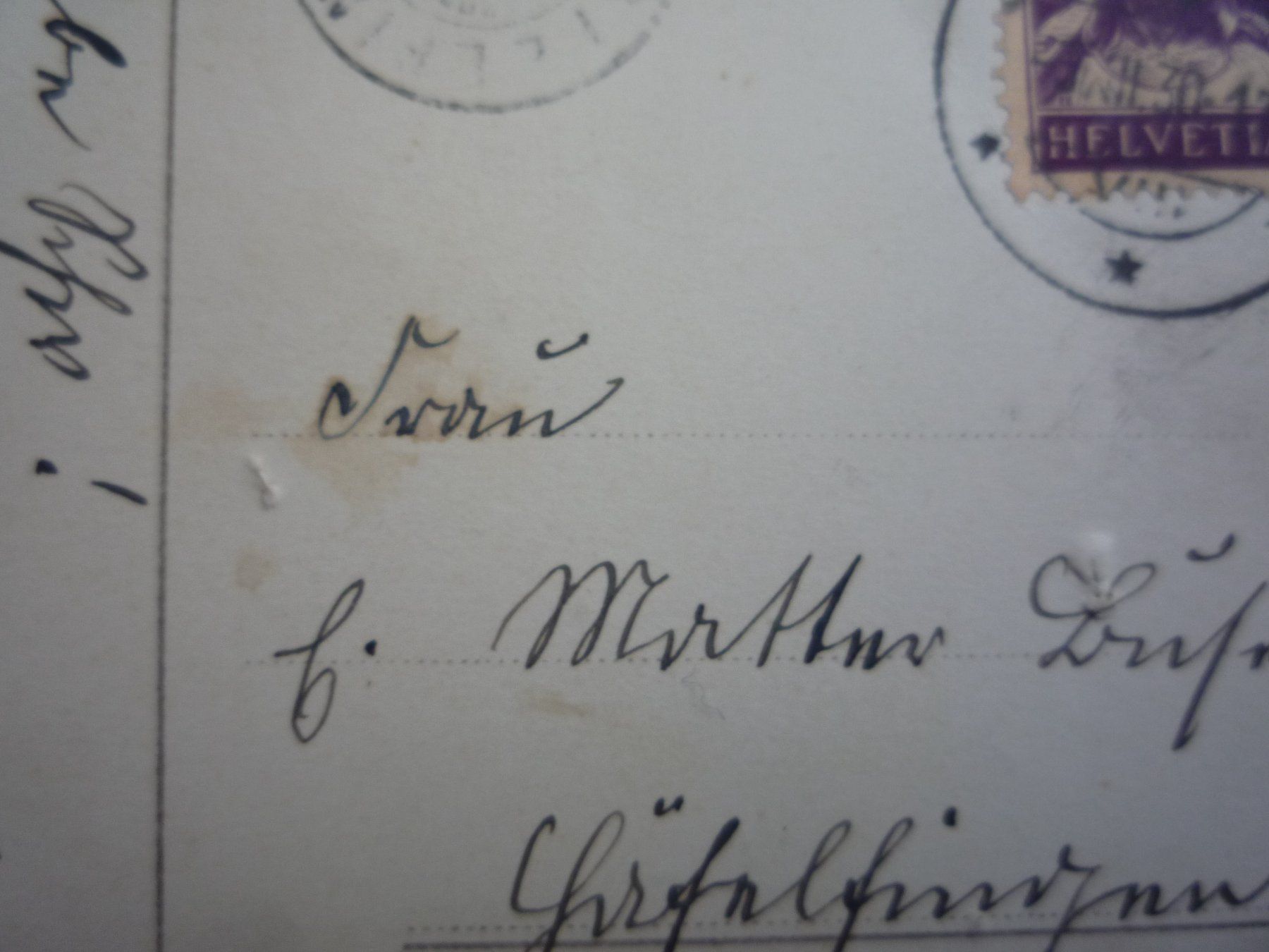 Cartoline postali: Blume mit Bibelspruch, 3.XII.30 – Usato da Rieden SG venduto da Brockehuesli 6