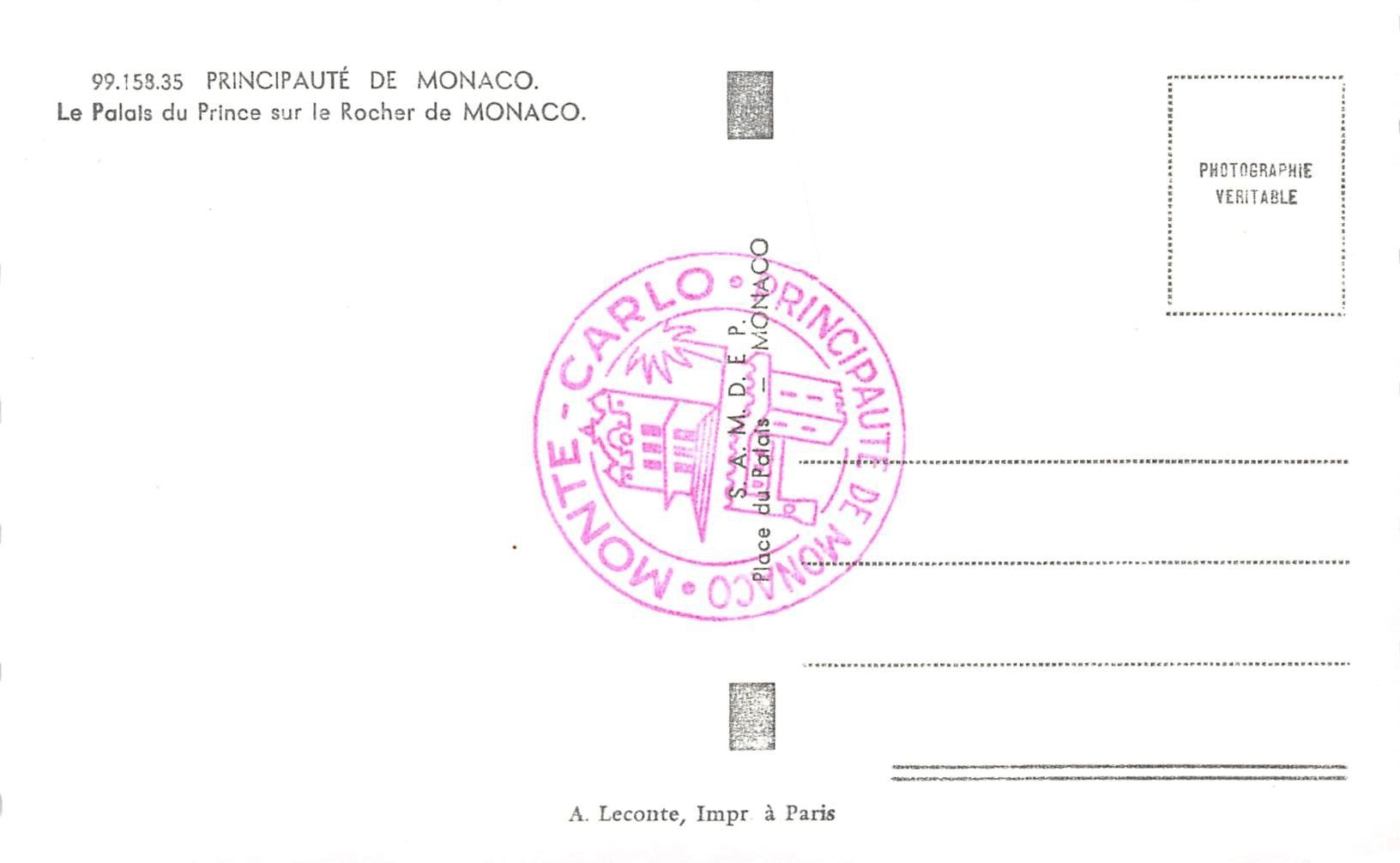 Cartoline postali: 3x Monaco, La Cote d'Azur – Usato da Ottikon b.Kemptth. venduto da Neptun1974 3