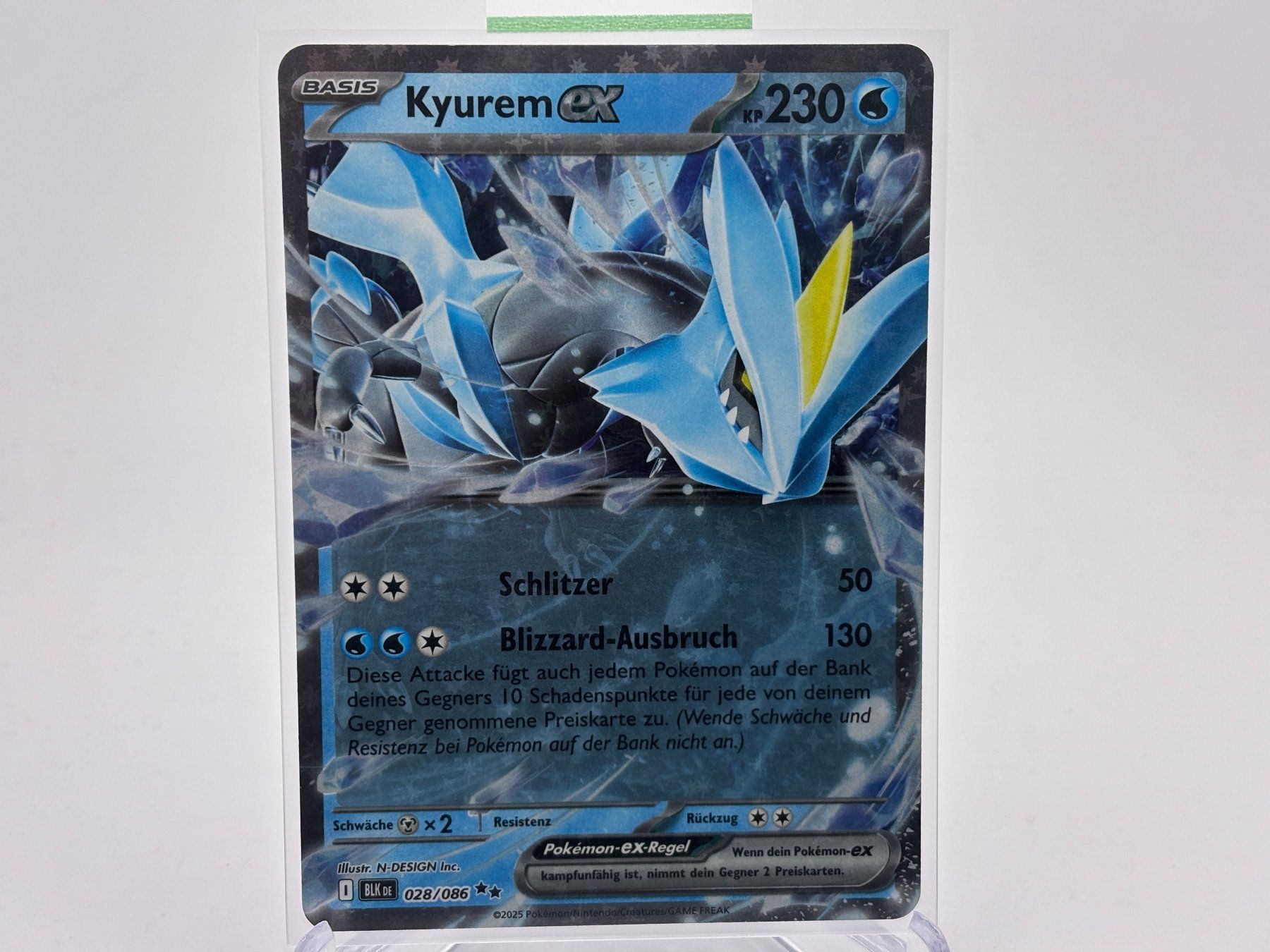 Pokémon Carte collezionabili: Schwarze Blitze - Kyurem ex  (BLK 28) - DE – Nuovo (secondo la descrizione) da Allschwil venduto da Bullach