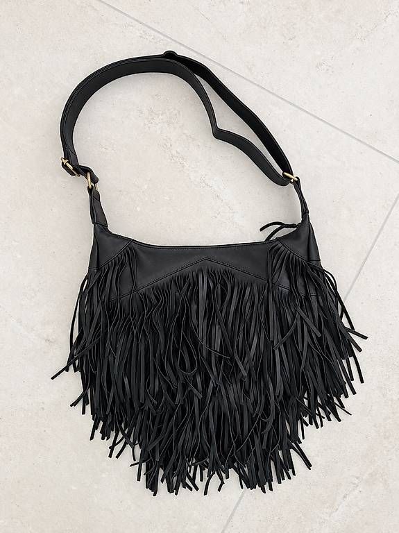 Borse da donna: Fransenhandtasche Leder – Nuovo e nell'imballaggio originale da Merlischachen venduto da GlamGarb 2