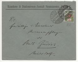 31.V. 1912 Portofreiheit Nr 316 Kranken Diakonissen Anstalt