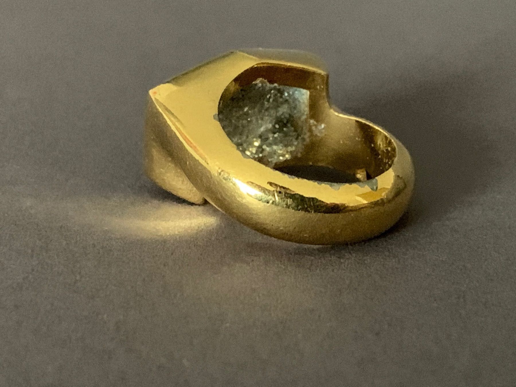 Bagues: Vergoldeter ring 6 kant (rg 56) – D'occasion à Dittingen par Bijoubelle 4