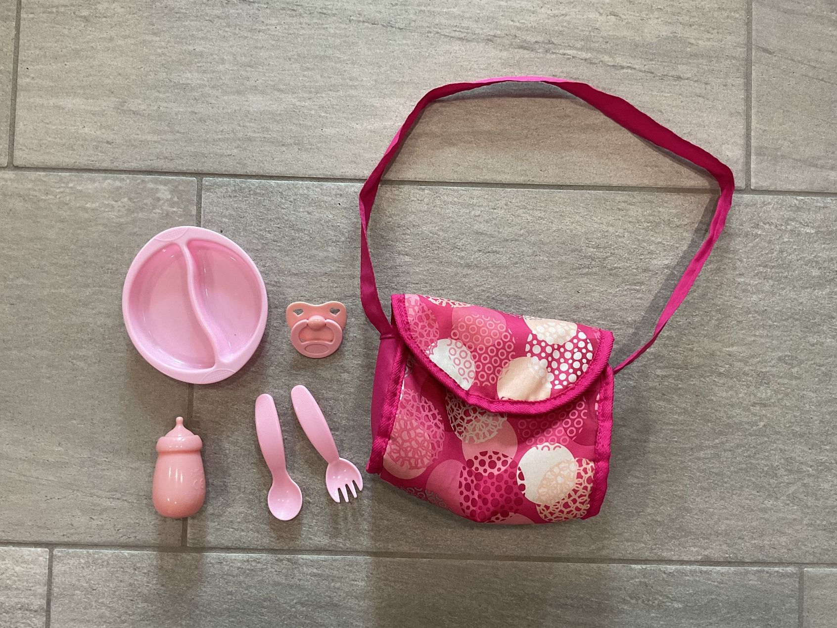 Carrozzine per bambole: Puppenwagen, rosa, mit Zubehör – Usato da Anglikon venduto da vanbecheren 4