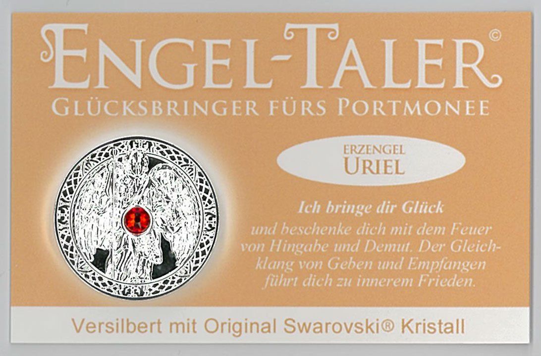 Statuette: Engeltaler versilbert - Erzengel Uriel – Nuovo e nell'imballaggio originale da Mauren venduto da Yeelen