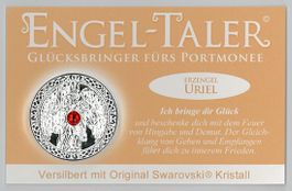 Engeltaler versilbert - Erzengel Uriel