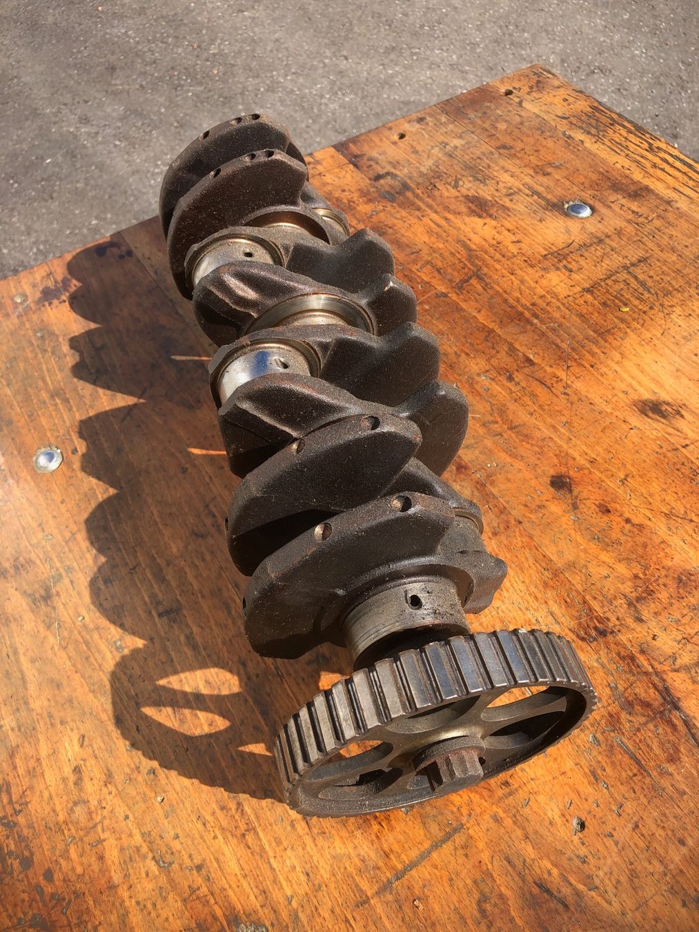 Alle Dekorationen: Kurbelwelle, sehr schön, als Deko oder Upcycling – Gebraucht aus Laufenburg von industrial-silence 7