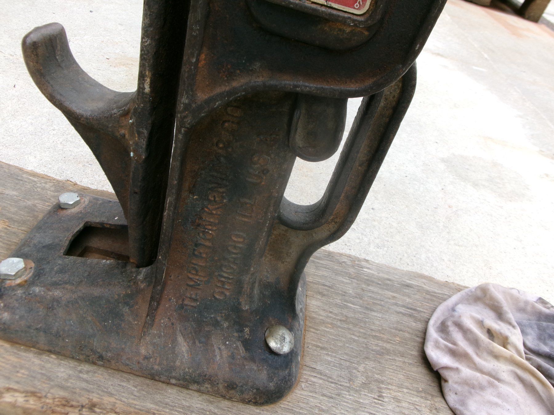 Metall- & Schlosserei Sonstiges: Simplex USA -Hebegerät  - Antike  Oldtimer - Technik – Gebraucht aus Eschenbach SG von GM-29 2