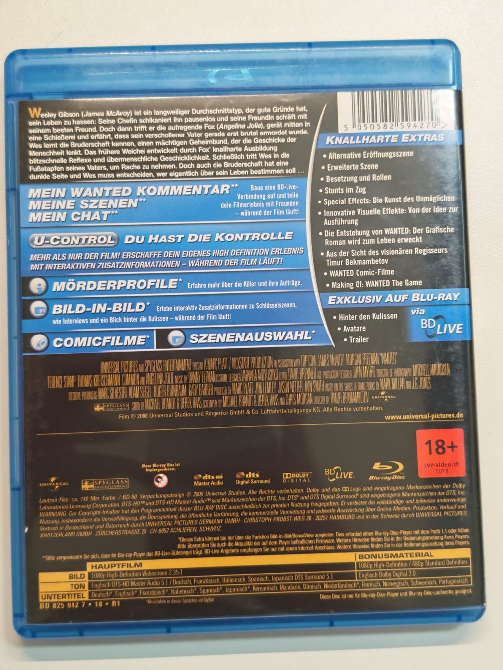Tutti i DVDs: Wanted – Usato da Liestal venduto da Kratzilla 2