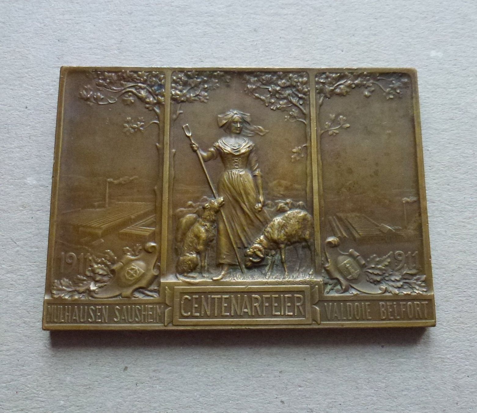 Médailles: Bronze Plakette ++ Dollfus & Noack 1811-1911 – D'occasion à Walkringen par Casablanca777 1