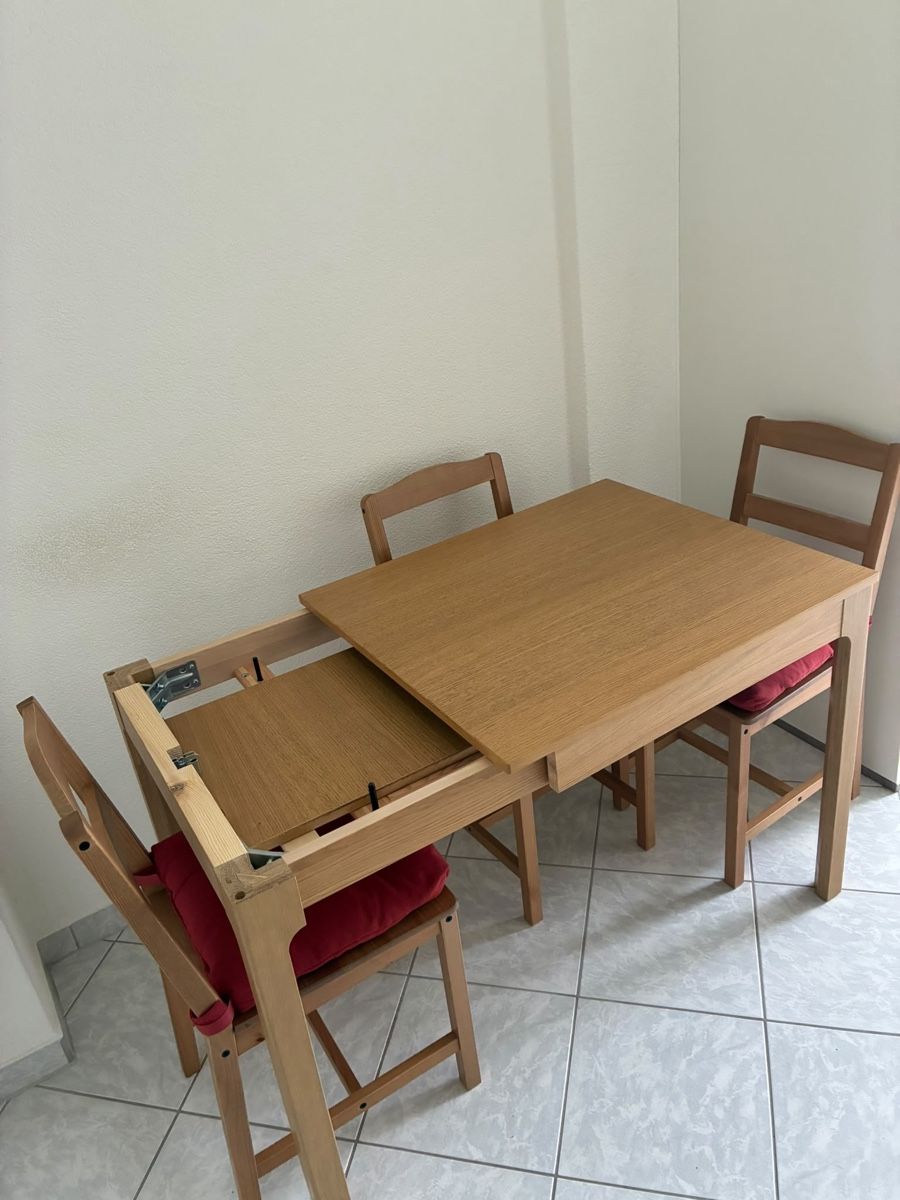 Ikea Tischset: Dining Set Table + Chairs Red Cushions – Gebraucht aus Zürich von eduardag 2
