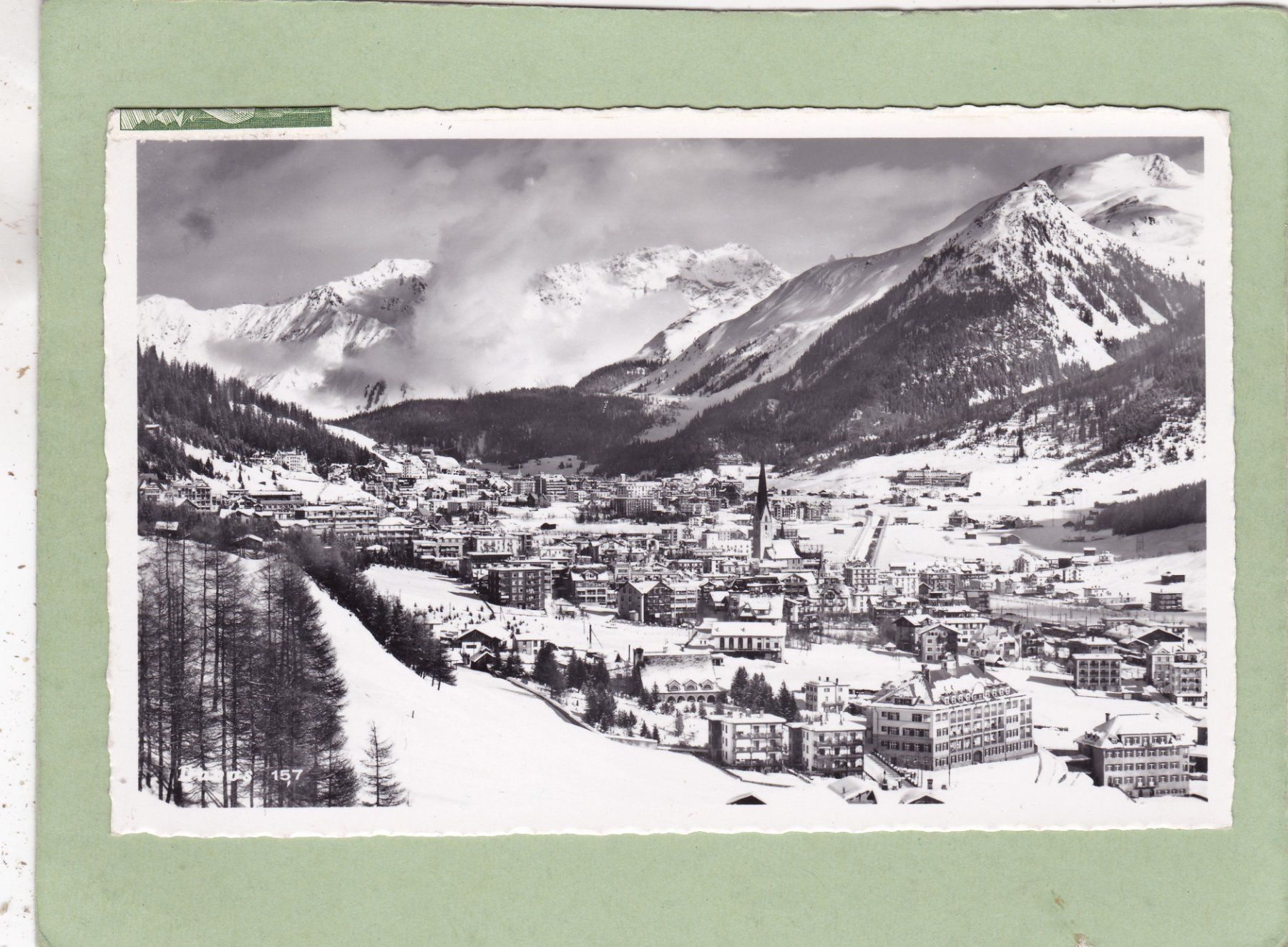 Ansichtskarten: Davos 1953 – Gebraucht aus Herisau von Lisegrat2008