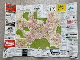 Winterthur Stadtplan von 1988 - Seltenes Sammlerstück!