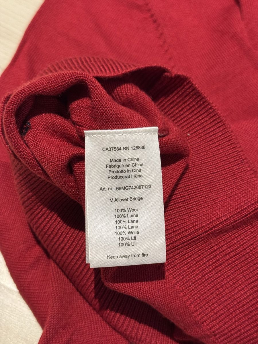 Lindeberg Maglioni & Felpe: J.Lindeberg Golf Pullover rot, Wolle, Gr. M – Usato da Gränichen venduto da lixil 6