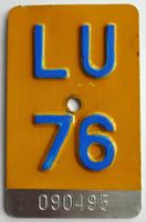 Mofa Töffli Luzern 1976 LU 76